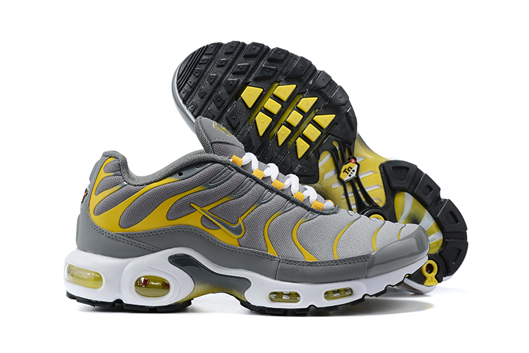 Nike Air Max Plus Colorful Grey Yellow White Shoes